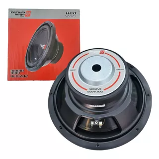 Subwoofer Cerwin Vega Xed12 Bobina Sencilla 12 PuLG 1000w Color Negro