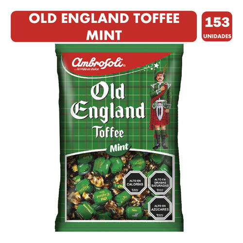 Old England Toffee Menta De Ambosoli 153 Un (bolsa Con 885g)