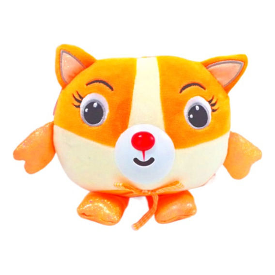 Peluche Fantasia Zorrito Big Lenguas Pets Brillo Y Sonido