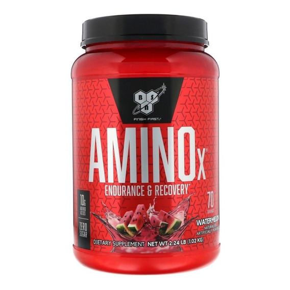 Suplemento en polvo BSN  AMINOx aminoácidos sabor watermelon en pote de 1kg