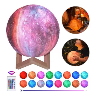 Lámparas De Mesa 3d Luna Led Luz Nocturn Recargables Regalos