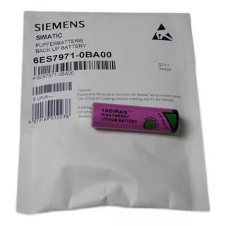 Clp Plc Simatic S7 Siemens 6es7971-0ba00 Bat