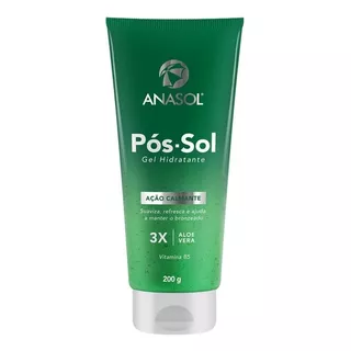 Anasol Gel Hidratante Pós Sol Ação Calmante Aloe Vera 200gr