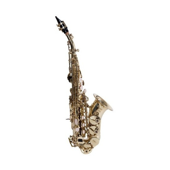 Saxo Soprano Curvo Parquer Con Estuche Boquilla Correa Cuota