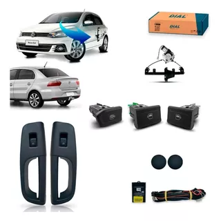 Kit Vidro Eletrico Gol G7 G8  Voyage G7 Traseiro Inteligente