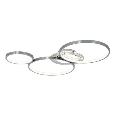 Plafon Led Ultra Moderno Simona 5 Aros Deco Luz Desing