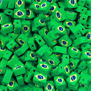 Entremeio Do Brasil Dec08x10mm Em Pvc Pct Com 500 Unidades Cor Verde Bandeira