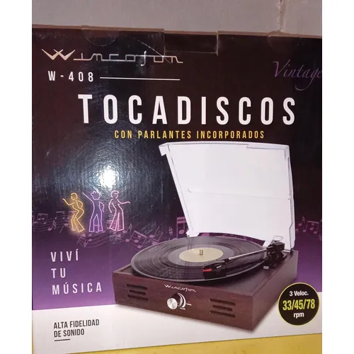 Tocadiscos winco w408 sales