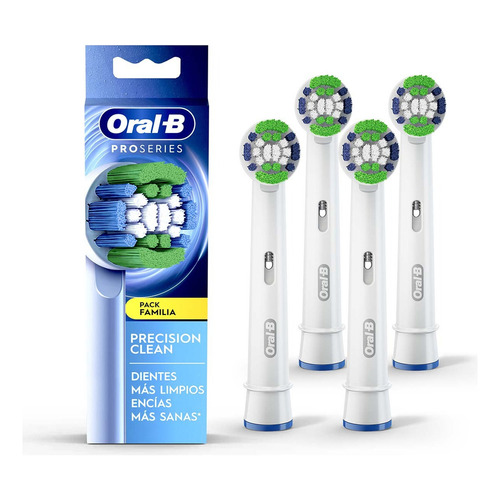  Oral-B Precision Clean kit 4 recambio para cepillo de dientes eléctrico de limpieza profunda