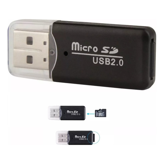 Lector De Memorias Usb 2.0 Micro Sd