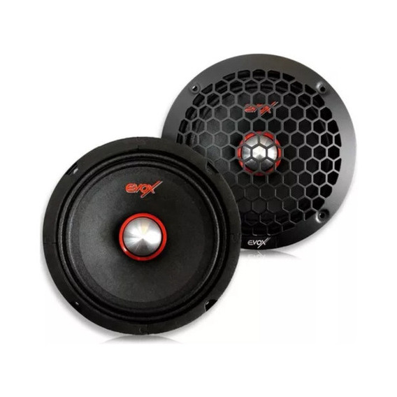 Medio Rango 6.5 350w Evox Evx65mr 8ohms Color Negro