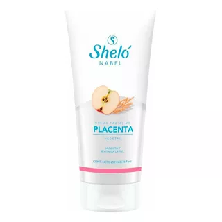 Crema Facial De Placenta Vegetal Sheló Nabel Momento De Aplicación Día/noche Tipo De Piel Todo Tipo De Piel