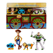 Baú Brinquedos Do Andy 04 Bonecos Toy Story Disney Original