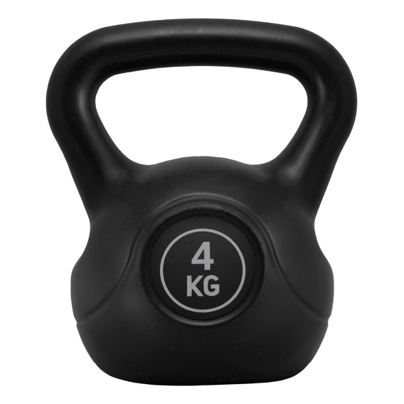 Pesa Rusa Kettlebell 4 Kg Fitness Entrenamiento Negro