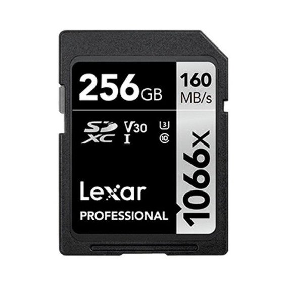 Lexar Tarjeta Memoria Entera Sd Xc 256gb 1066x 160 Mbs U3 4k