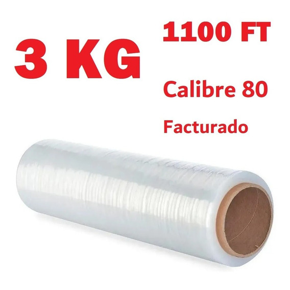 Rollo De Playo Emplaye Polistretch 18 80 1100 3 Kg Grueso