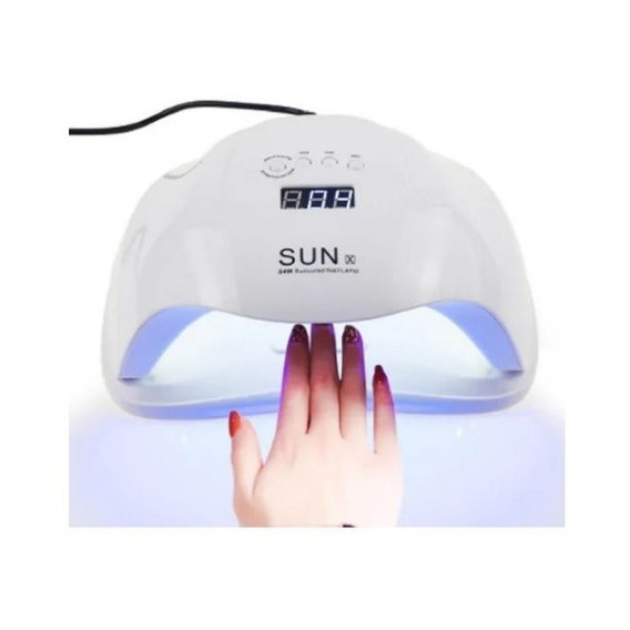 Secador De Uñas Sun X 54w Profesional Temporizador Led Uv Color Blanco 100V/240V