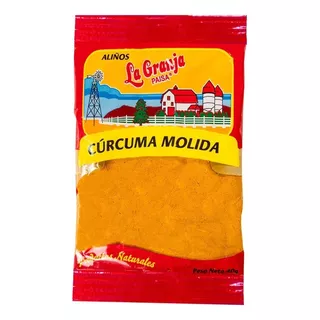 Cúrcuma 40g - G - g a $86