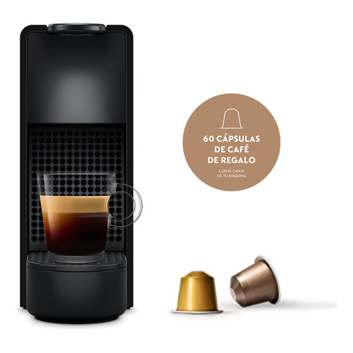 Cafetera Nespresso Essenza Mini C Color Negro