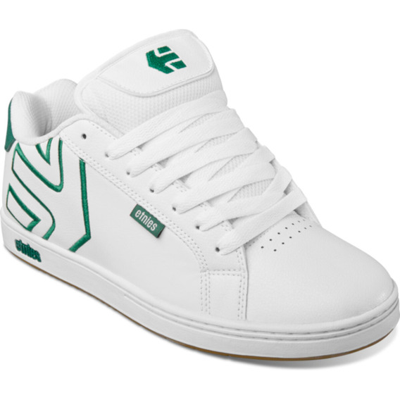 Tenis Etnies Fader White Green 167 Para Skateboarding