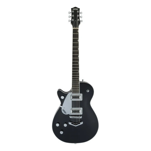 Guitarra eléctrica para zurdo Gretsch Electromatic G5230T Jet FT de caoba black brillante con diapasón de nogal negro