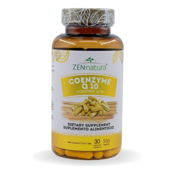 Coenzima Q10 Cardio Y Neuro Protector, Energetico Zen Natura Sabor Sin sabor