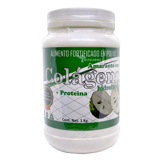 Vitazone Colágeno Hidrolizado Amaranto Proteína 1 Kg Guanábana - Prety Bee Nutrition