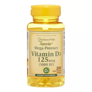 Vitamin D3 5000 Iu 200 Cap Puri