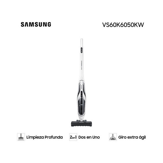 Aspiradora Inalámbrica Samsung 2 En 1 0.25l Batería 30 Min