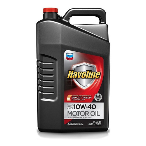 Aceite 10w40 Havoline Americano 4.73 Lts Motores A Nafta