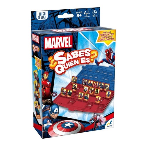 Juego De Mesa ¿sabes Quien Es?, Marvel, Juego De Viaje