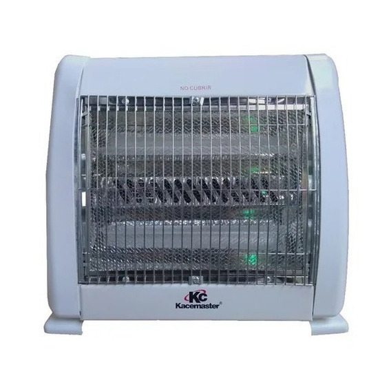 Estufa Kacemaster Electrica Halogena 1000w Con Turbo Nsh-8a Color Blanco