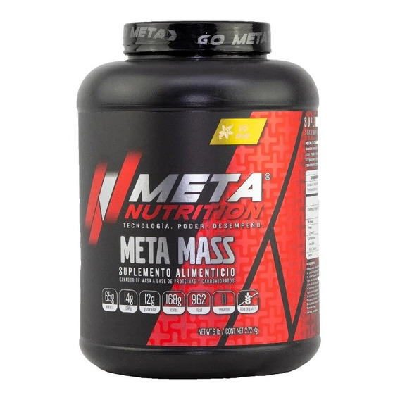 Proteina Meta Nutrition Meta Mass 2.72 Kg Sabor Banana