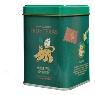 Yerba Mate Fronteras - Latita De 110gs Original