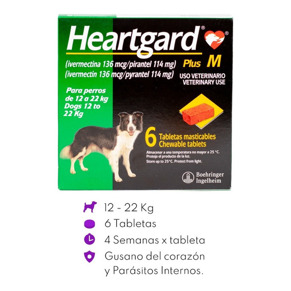 Heartgard Plus M 12-22 Kg