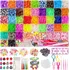 Kit Pulseras Collares Completo 5000+ Cuentas Gomas 40 Color
