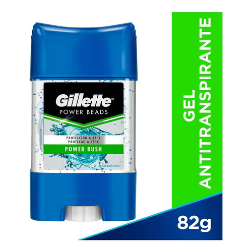 Antitranspirante Gillette Power Beads Rush 82 g