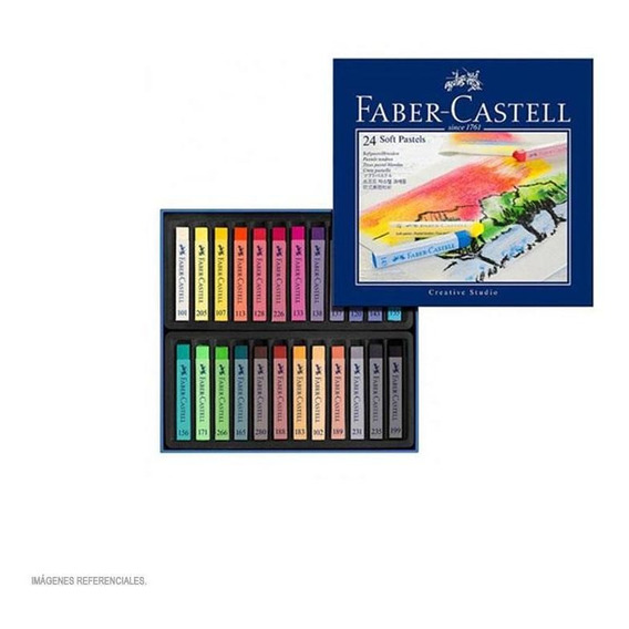 Tiza Pastel Caja X 24 Larga Faber-castell