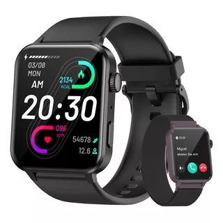 Reloj Inteligente Hombre Smart Watch Bluetooth Llamada ,smartwatch R30 Pro Feipuqu 1,83 Lcd Llamadas Color De La Caja Negro