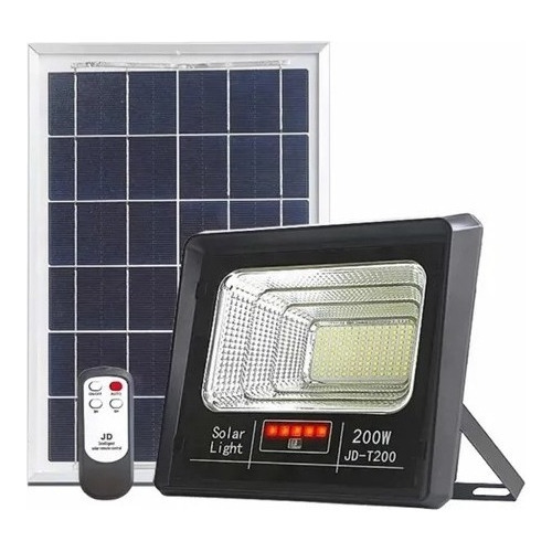 QP Foco solar 200 W Color Negro