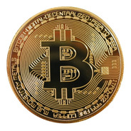 Souvenir  Bitcoin  Moneda Física Coleccionable Con Cápsula