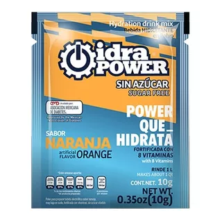 Idrapower Caja Con 10 Sobres 10 G. Sin Azúcar Para 1 L C/u 