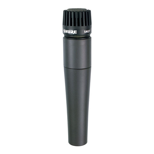 Micrófono Dinámico Shure Sm57 Para Instrumentos Y Voces Color Negro