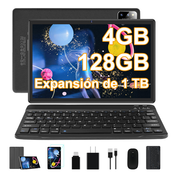 Tablet 5g Wifi Pad 10.1'' Hd 64+4gb Ram Memoria Y Teclado