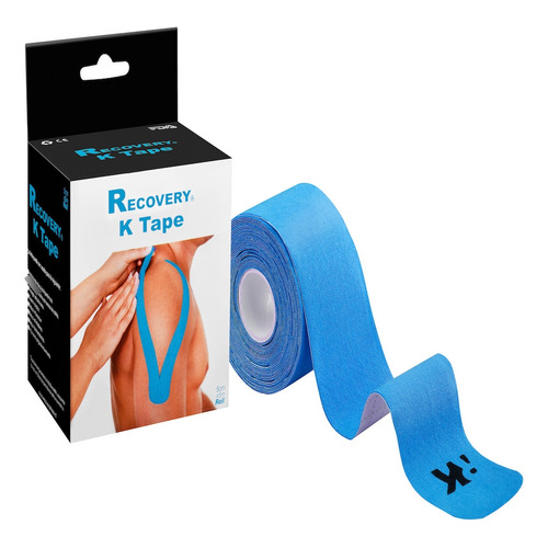 Recovery K-Tape azul claro precortada 5mx5cm 1 unidad