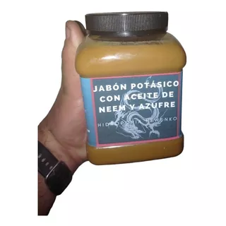 Jabon Potasico Con Aceite De Neem Y Azufre 700gr Evita Oidio