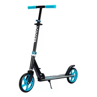 Scooter Para Adulto Plegable De Metal 100 Kg 2 Ruedas Azul