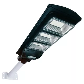 Luminária Solar Pública Rua Led 150w C/sensor C/haste Parede Cor Branco Frio