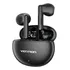 Auriculares Bluetooth Vention - Elf E06 - Negro - Inalambricos - In-ear Cancelacion De Ruido - Bateria 22 Horas - Resistente Al Agua Ipx4 - Manos Libres Portatil Led Estereo Tactil Microfono - Nbkb0