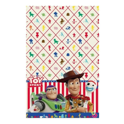Mantel Plástico Para Cumpleaños Infantil Personajes Color M Toy Story